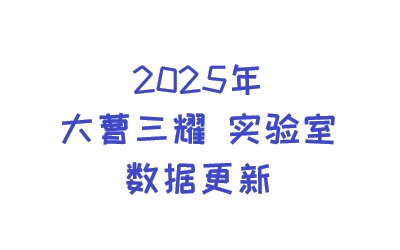2025年部分新数据列表